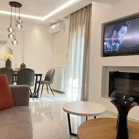Forumland Modern Cozy In Kalamaria 90sqm 2 Beds شقة سالونيك