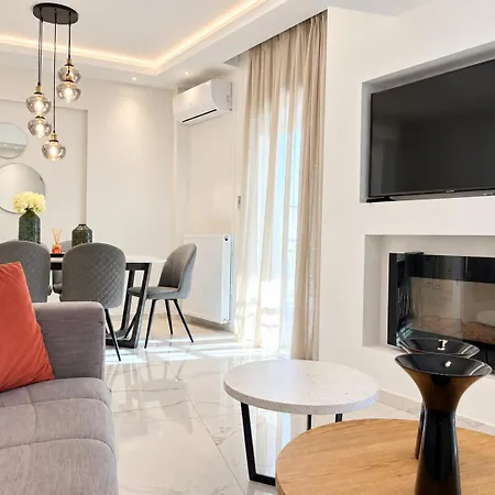 Forumland Modern Cozy In Kalamaria 90sqm 2 Beds *