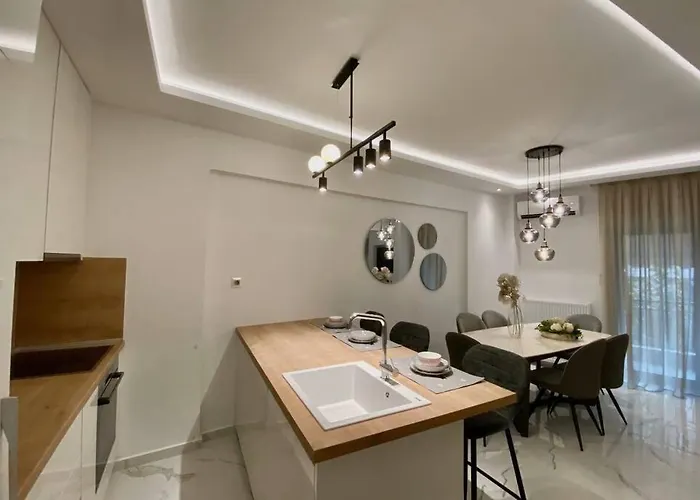 Forumland Modern Cozy In Kalamaria 90sqm 2 Beds Апартаменты *