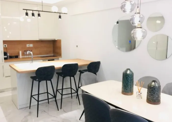 Apartmán Forumland Modern Cozy In Kalamaria 90sqm 2 Beds