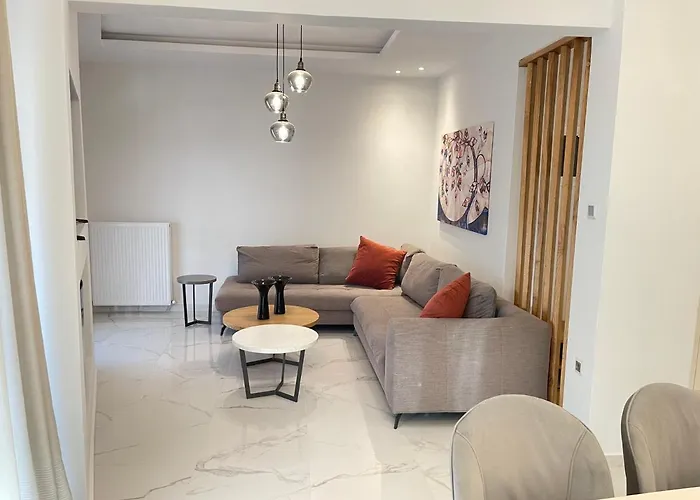 Apartmán Forumland Modern Cozy In Kalamaria 90sqm 2 Beds